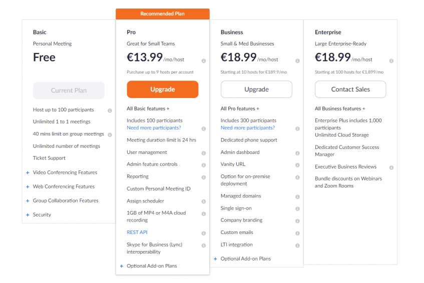 Zoom-pricing Zoom-pricing
