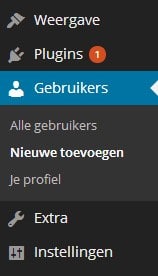 Hoe maak je een nieuwe gebruiker aan?