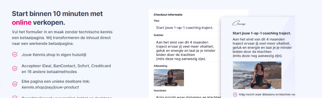 Verdien je geld met je kennis en expertise via Kennis.shop