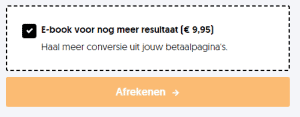 Zo ziet een kassakoopje bij Plug & Pay eruit 