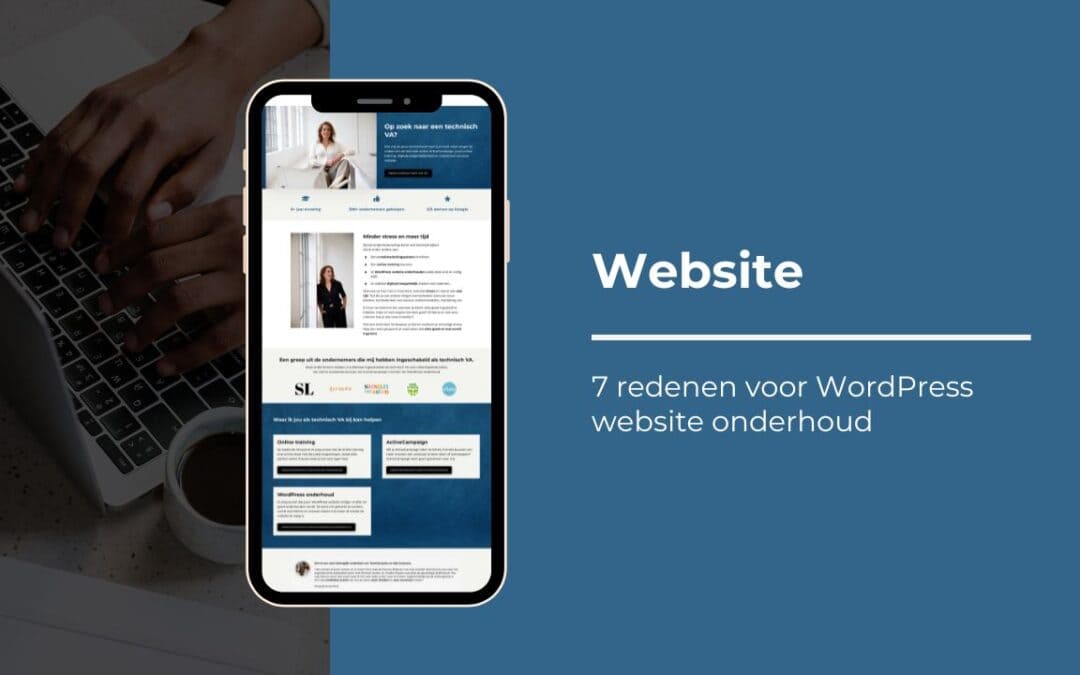 7 redenen voor WordPress website onderhoud